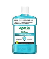 En uygun fiyatlarla Agarta Ağız Çalkalama Suyu Doğal Tam Koruma Alkolsüz 250 ml