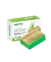 En uygun fiyatlarla Agarta Doğal Kabak Lifli Aloe Vera Sabunu 125 GR