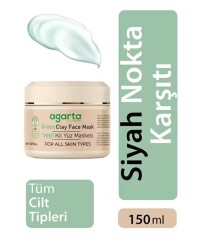 En uygun fiyatlarla Agarta Doğal Yeşil Kil Yüz Maskesi 150 ML