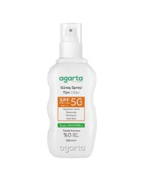 En uygun fiyatlarla Agarta Doğal Yüksek Koruma Güneş Spreyi Spf50+ 200 ML
