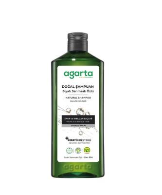 Agarta Siyah Sarımsak Özlü Saç Dökülmesine Karşı Şampuan 400 ml