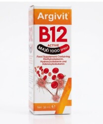 En uygun fiyatlarla Argivit B12 Active Plus 30 ml Sprey