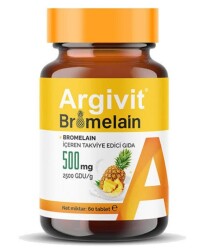 En uygun fiyatlarla Argivit Bromelain 500 mg 60 Tablet