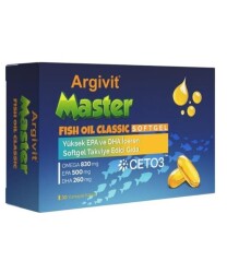 En uygun fiyatlarla Argivit Master Fish Oil Softgel 30 Yumuşak Kapsül