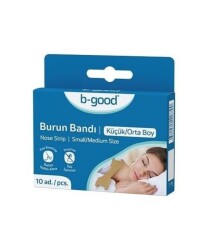 B-Good Burun Bandı Küçük/Orta Boy 10'lu