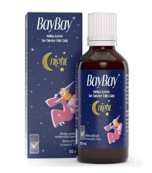 BayBay Night Melisa İçeren Bitkisel Damla 50 ml