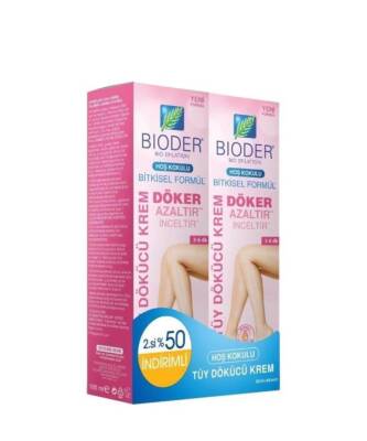 Bioder Tüy Dökücü Krem Kadinlara Özel 100 ML X 2 Normal Ciltler İçin