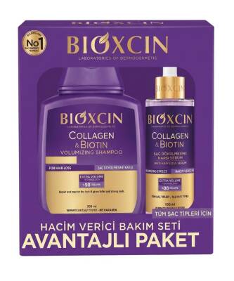 Bioxcin Collagen Biotin Avantaj Paketi - Şampuan 300 ml + Serum 100 ml