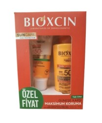 En uygun fiyatlarla Bioxcin Sun Care Yağlı Ciltler İçin Güneş Kremi SPF50+ 50 ML- Bioxcin Sun Care Sprey SPF50+ 200 ML