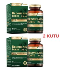 En uygun fiyatlarla Nutraxin Bromelain Forte 60 Tablet x 2 Adet