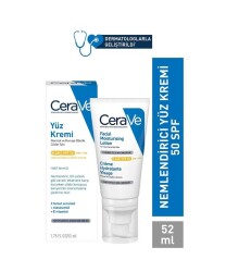 En uygun fiyatlarla Cerave Nemlendirici Yüz Kremi SPF50 52 ML
