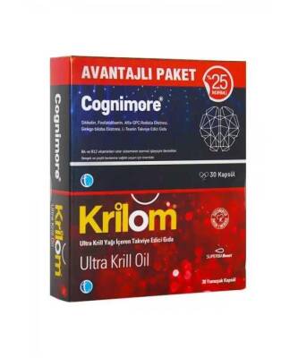 Cognimore 30 Kapsül + Krilom Ultra Krill Oil 30 Kapsül - Avantajlı Paket