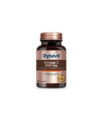 Dynavit Omega 3 950 mg 30 Kapsül