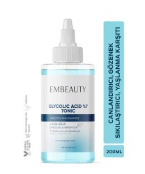 Embeauty Leke Karşıtı Canlandırıcı Ve Gözenek Sıkılaştırıcı Glikolik Asit Tonik 200 ml