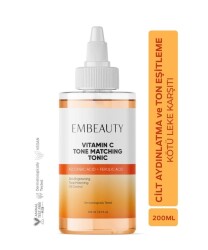 En uygun fiyatlarla Embeauty Ton Eşitleyici C Vitamini Aydınlatıcı Ferulic Acid Tonik 200 ml