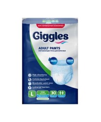 En uygun fiyatlarla Giggles Hasta Bezi Külotlu Large 30 Adet