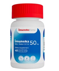En uygun fiyatlarla Imuneks Beta Glukan 50 mg 40 Kapsül