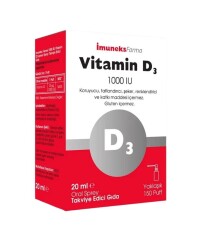 İmuneks Vitamin D3 1000 IU 20 Ml Sprey