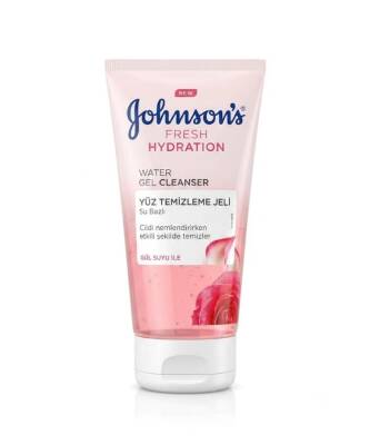 Johnson 's Fresh Hydration Gül Suyu Su Bazlı 150 ml Yüz Temizleme Jeli
