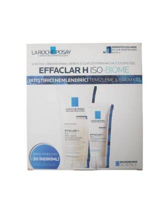 La Roche Posay Effaclar H Iso Biome Yatıştırıcı Nemlendirici Temizleme Bakım Kiti