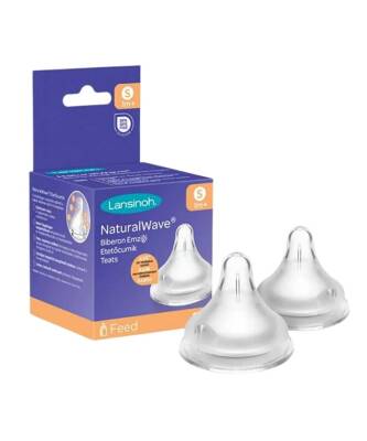 Lansinoh Natural Wave Yavaş Akış Biberon Emziği
