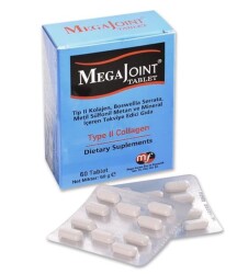 En uygun fiyatlarla Mega-Farma Mega Joint Tip II Kolajen 60 Tablet