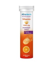 Miraderm Vitamin C 1000 Mg 20 Efervesan Tablet - Miraderm