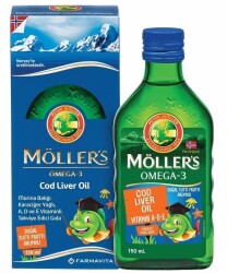 Möller's Omega-3 Balık Yağı Şurubu Tutti Frutti 150 ML