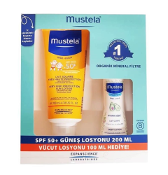 En uygun fiyatlarla Mustela Very High Protection Sun Lotion Spf50 200ml Güneş Seti