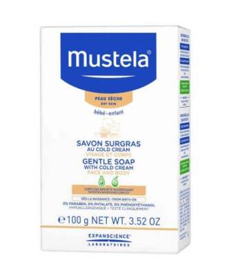 Mustela Yüz Ve Vücut İçin Cold Cream İçeren Sabun 100 Gr