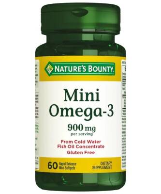 Nature's Bounty Mini Omega-3 900 Mg 60 Softgel