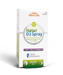 En uygun fiyatlarla New Life Natur D3 Spray 1000 IU 20 ML