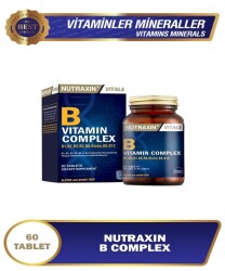 En uygun fiyatlarla Nutraxin B Complex Vitamin 60 Kapsül