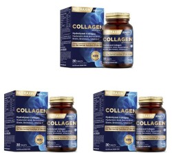 En uygun fiyatlarla Nutraxin Beauty Gold Collagen 30 Tablet x 3 ADET
