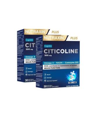 Nutraxin Citicoline 300 Mg 30 Kapsül 2 Adet