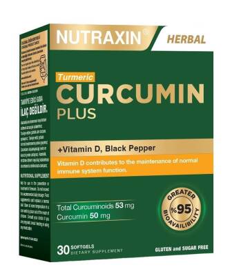 Nutraxin Curcumin Plus 30 Kapsül