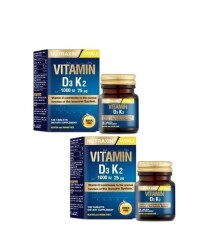 En uygun fiyatlarla Nutraxin Vitamin D3 K2 120 Tablet 2'li