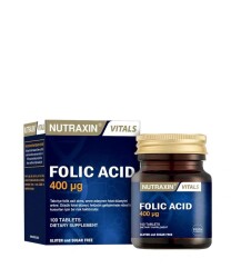 Nutraxin Folic Acid 400 Mcg 100 Tablet - Nutraxin