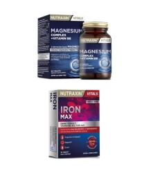 Nutraxin Magnesium Complex 60 Tablet + Iron Max 30 Tablet 