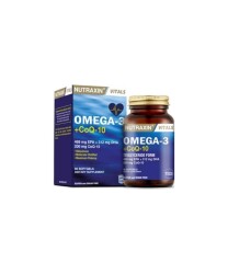Nutraxin Omega 3 + CoQ-10 60 Kapsül - Nutraxin