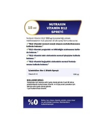 Nutraxin Vitamin B12 Sprey 15 ML