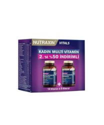 Nutraxin Women's Multi Vitamin Complex 60+60 Tablet - İkincisi %50 İndirimli