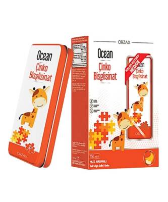 Ocean Çinko Bisglisinat Muz Aromalı 150 ml + Kalem Kutusu Hediye