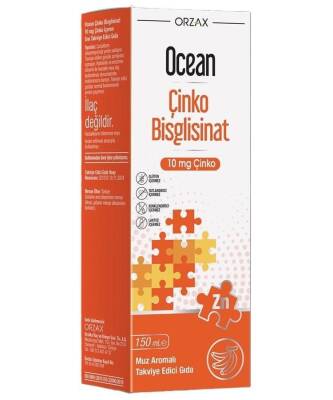Ocean Çinko Bisglisinat Şurup Muz Aromalı 150 ML
