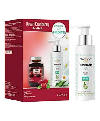 Ocean Cranberry Turna Yemişi Ekstresi 30 Kapsül + Neutracy İntim Jel 100 ml Hediyeli
