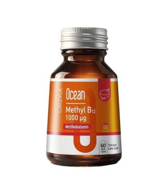 Ocean Methyl B12 1000 mcg 60 Dilaltı Tablet