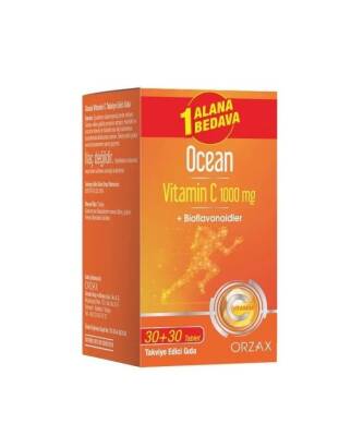 Ocean Vitamin C 1000 mg 30 Tablet Avantajlı Paket