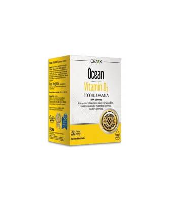 Ocean Vitamin D3 1000 IU Damla 50 ML