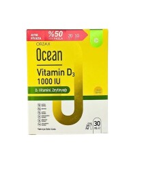 En uygun fiyatlarla Ocean Vitamin D3 Sprey 1000 IU 30 ML Avantajlı Paket