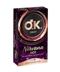Okey Nirvana Hot Prezervatif 10'lu